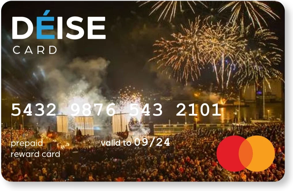 Déise Card event-based design concept