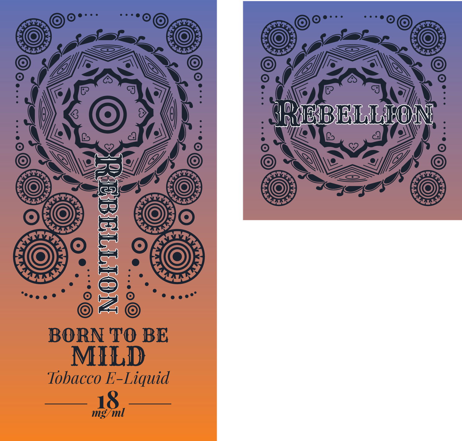 Image of the Born to be Mild Brand, front and side design view